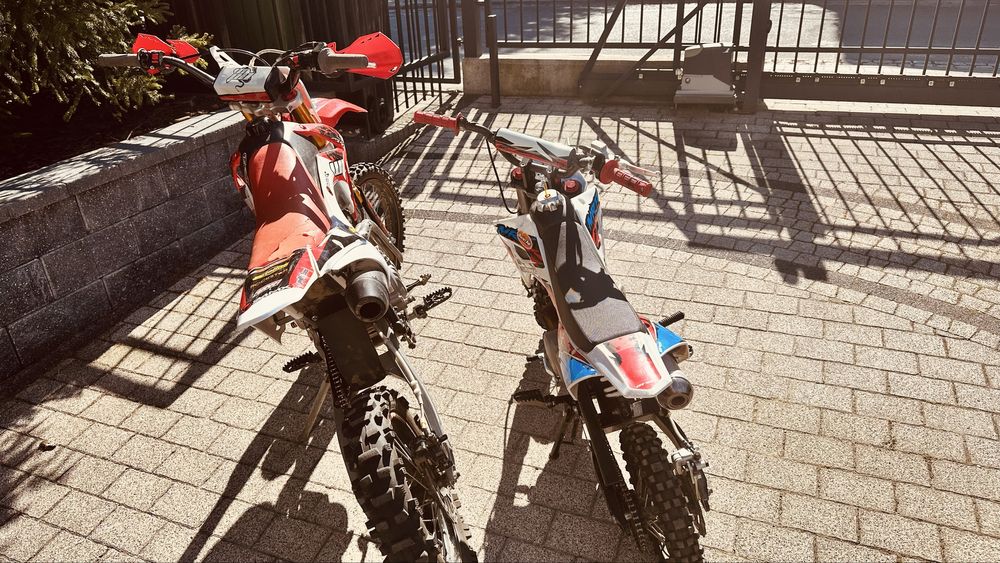 Spr. Pitbike WPB 190 a MRF 80 Runner ( nie ycf), uzywane na „ogrodku”