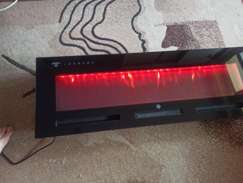 Kominek scienny elektryczny 3D