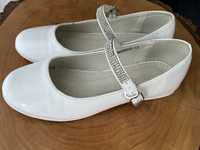 Białe buty baleriny 34 Nelli Blu komunia ślub
