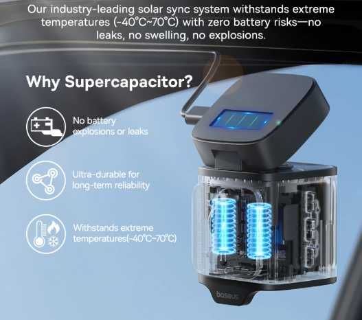 Відеореєстратор Baseus PrimeTrip VD1 Dash Cam 3K