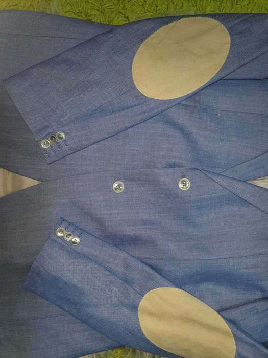 Пиджак лен шерсть Celine Max Mara XXL