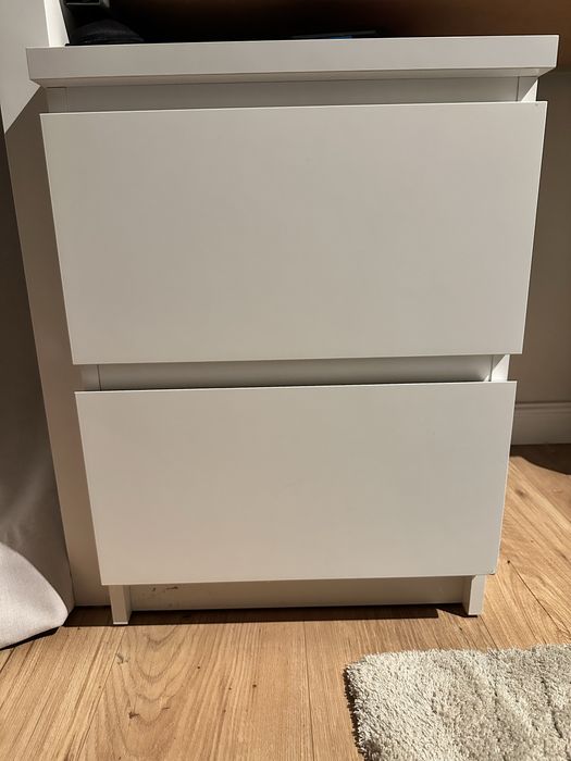 Dwie szafki nocne malm ikea