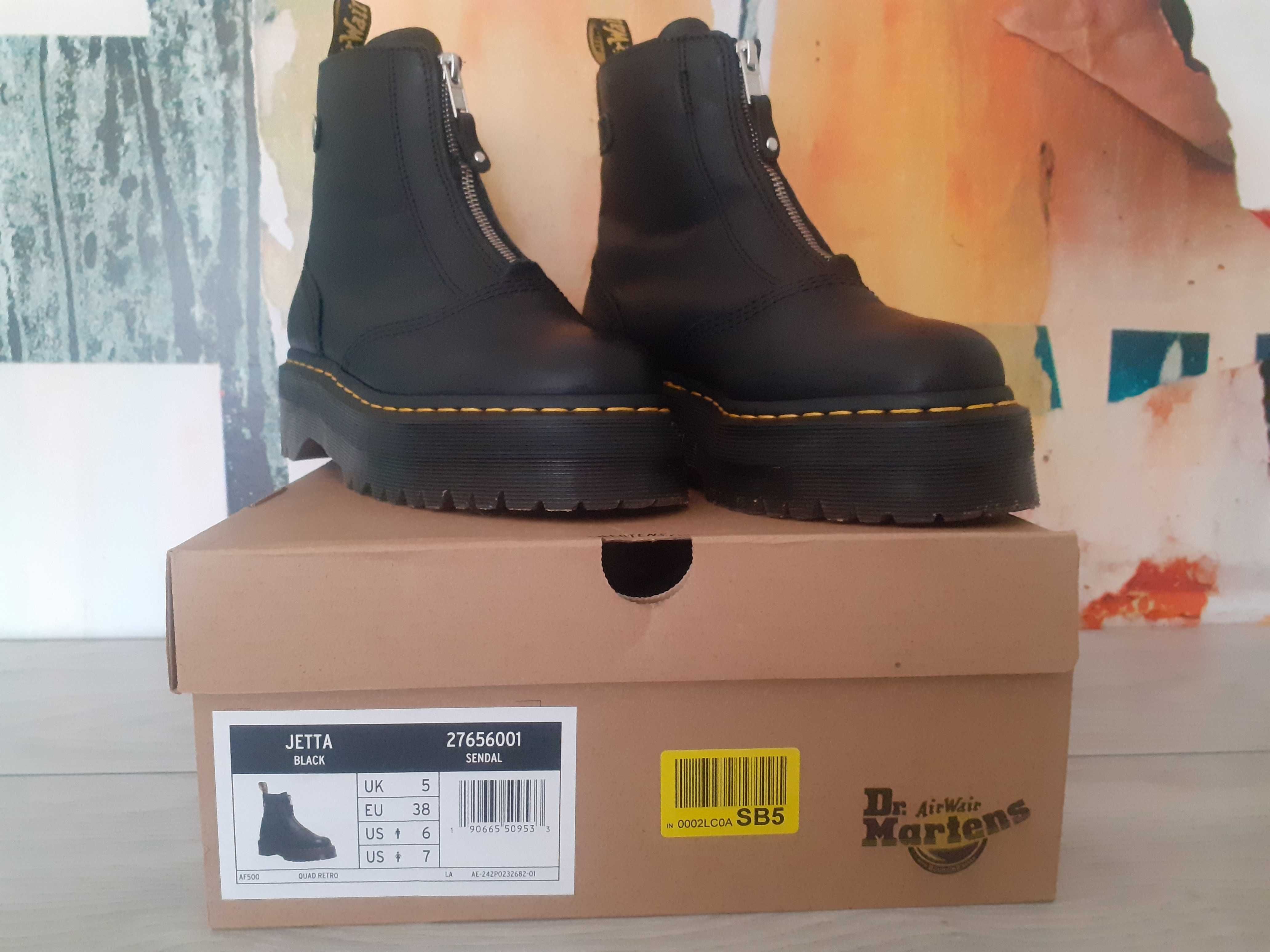 Dr. Martens botki damskie 'Jetta' roz 38  WYPRZEDAŻ