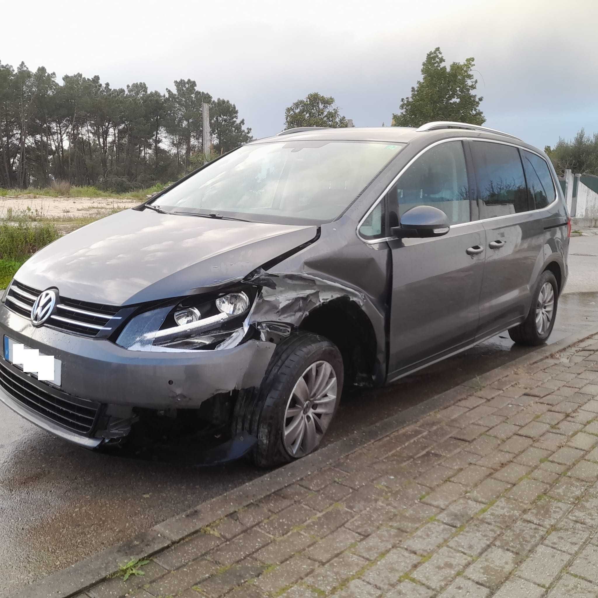 Vw Sharan 2014 Acidentada