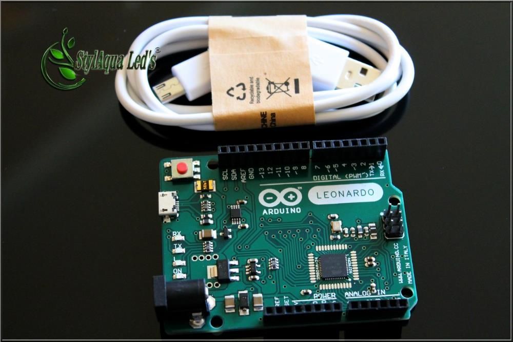 Akwarium Sterownik Arduino LEONARDO R3 ATMega32u4-AU + kabel USB