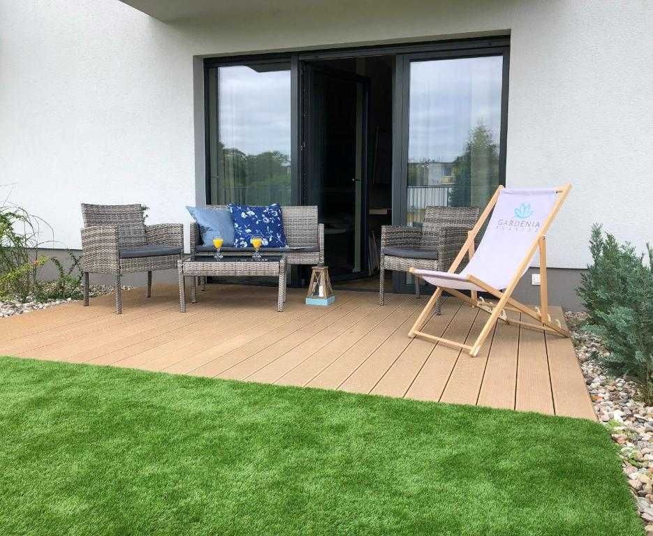 Apartament Mewa-20m do plaży-Gardenia Seaside z ogródkiem w Dziwnowie