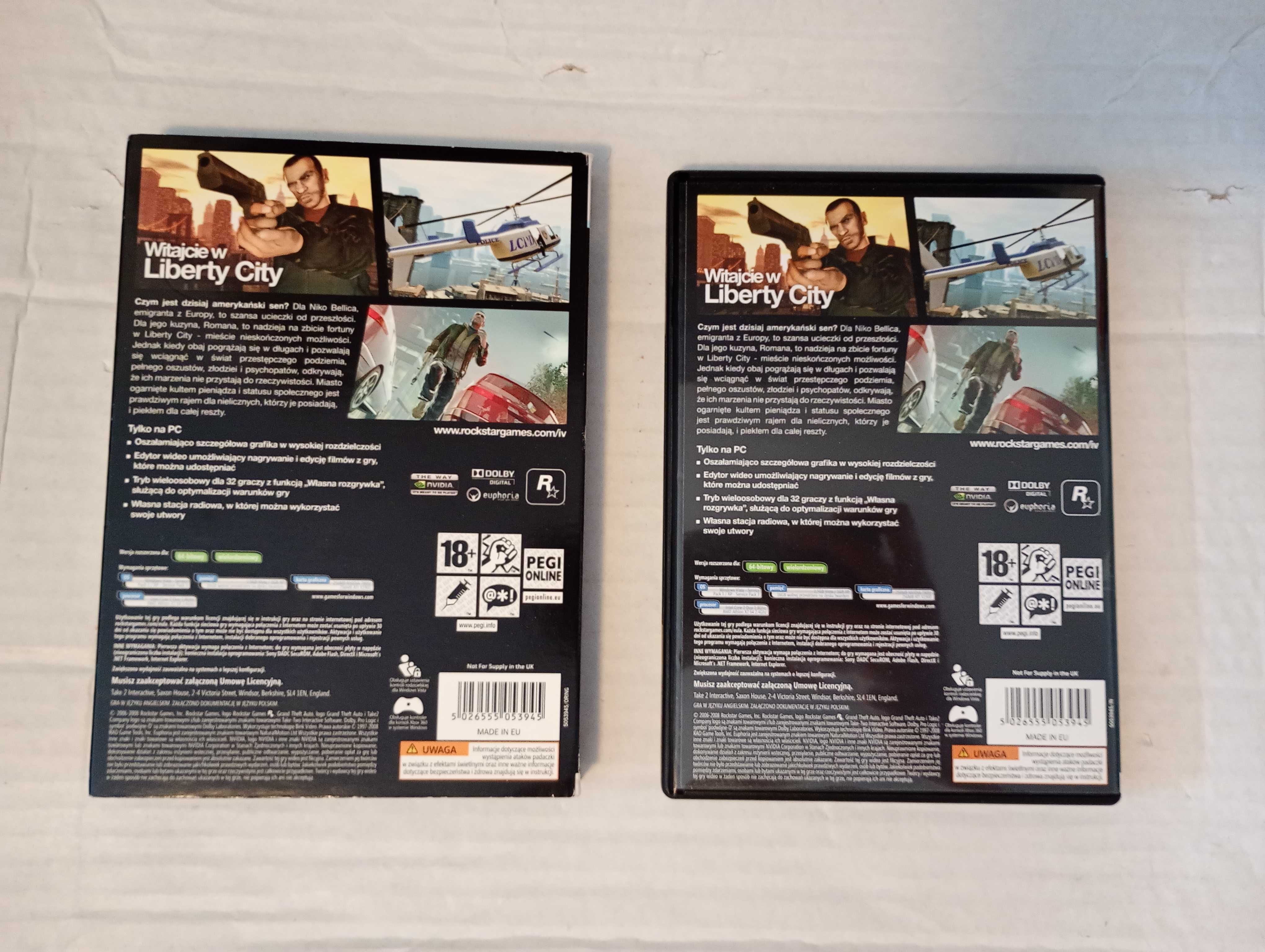 GTA 4 PC (Grand Theft Auto 4) wraz z ważnym kodem (opis)