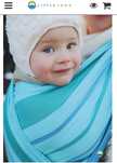 Chusta tkana Little Frog Larimar 4,6