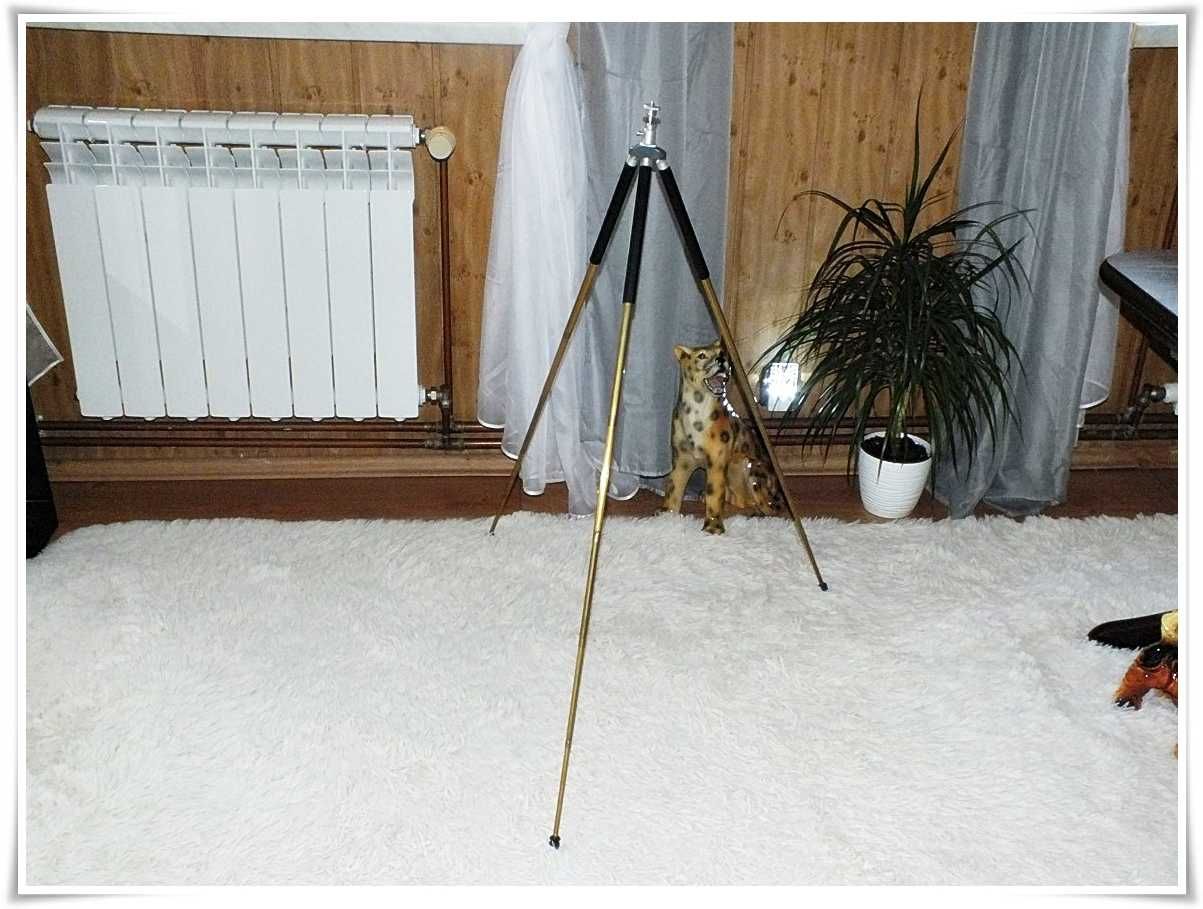 Stary Statyw Stojak Teleskopowy na aparat fotograficzny składany Retro
