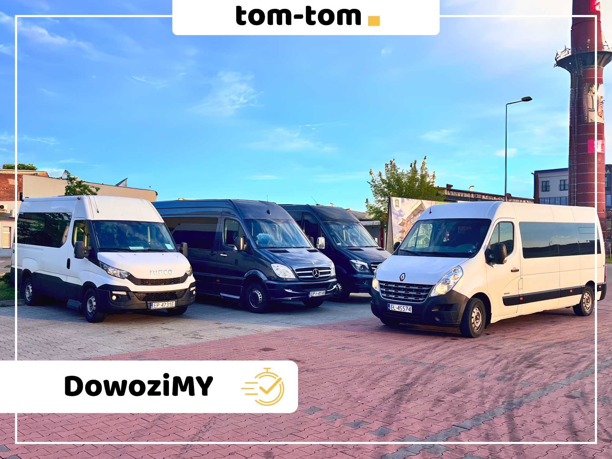Przewóz osób, wynajem busa z kierowcą, transport osób. 8,23,54 miejsca
