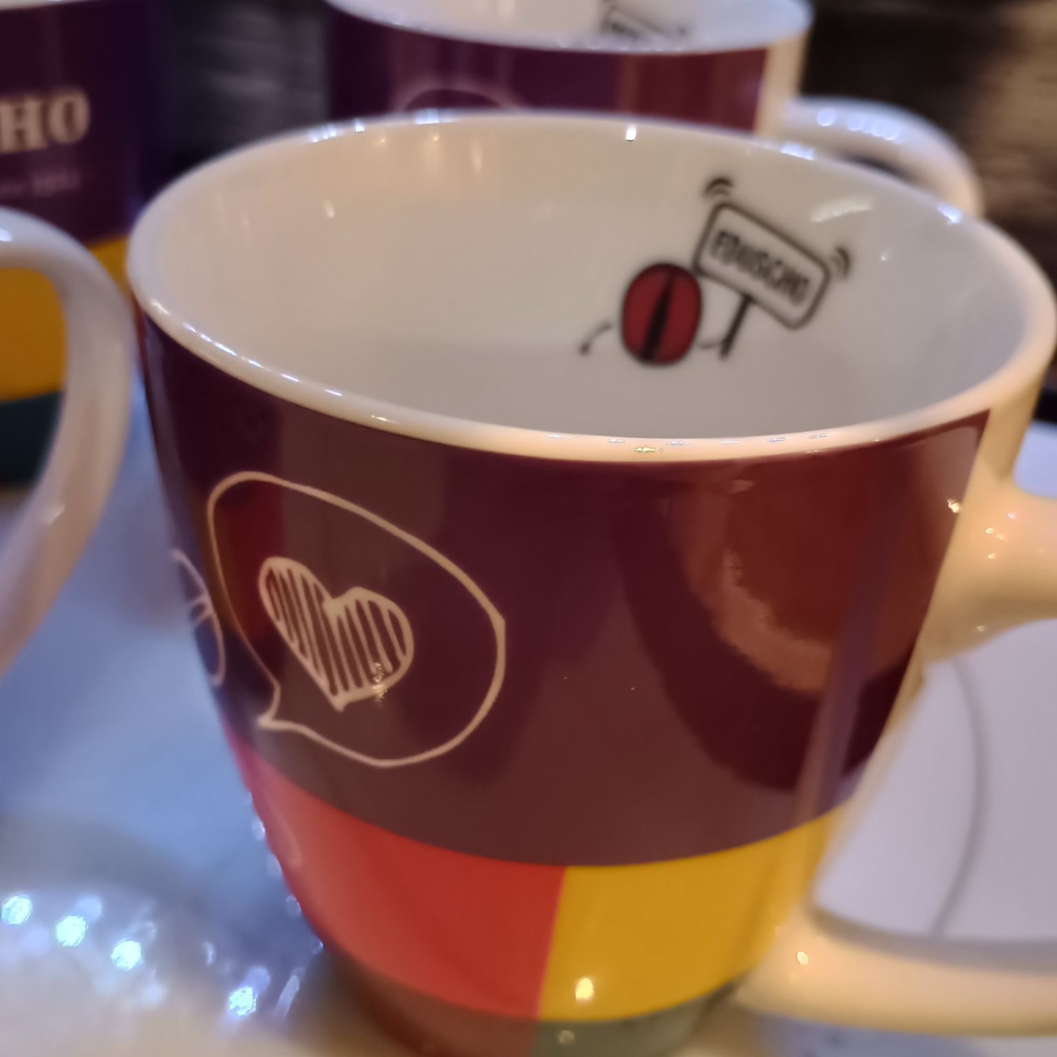 Komplet kubków Eduscho