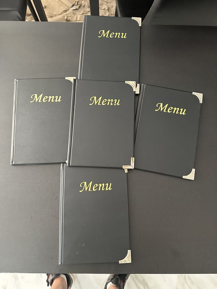 Capas menu para restaurante