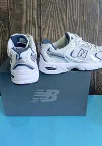 New Balance 530 White Silver Navy  38