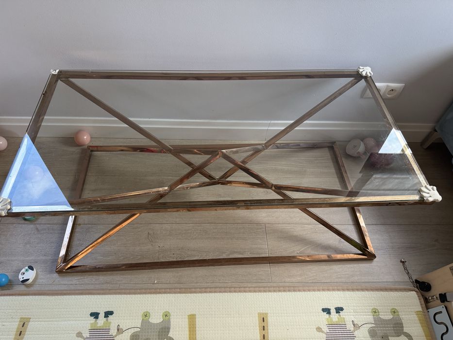 Stolik kawowy szklany 120 x 60