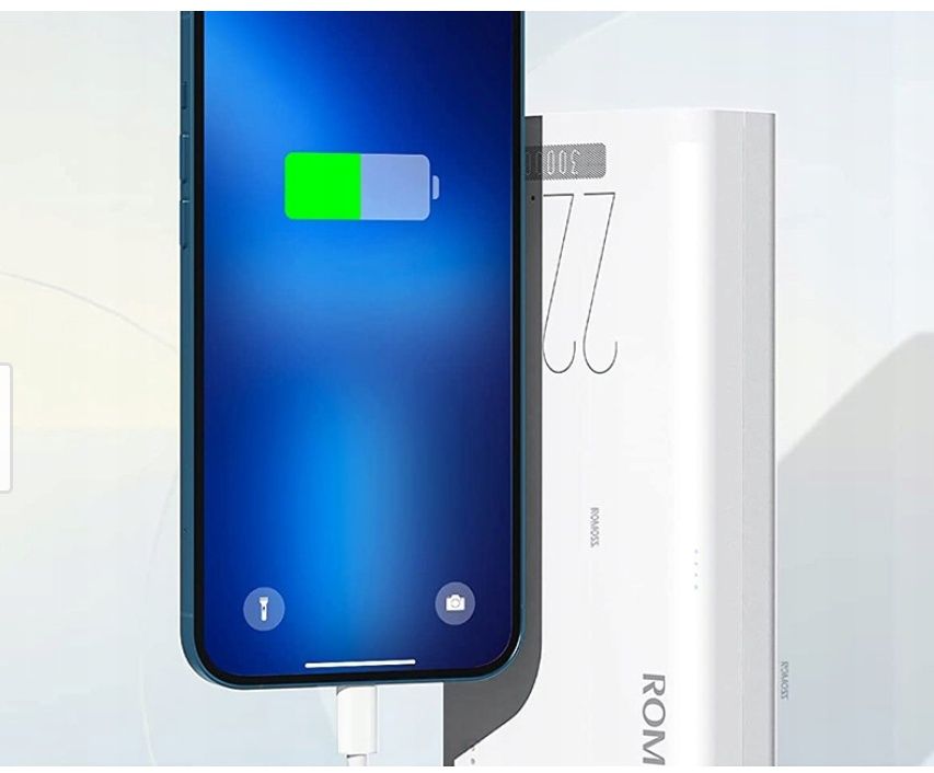 Powerbank Romoss 30000 mAh biały