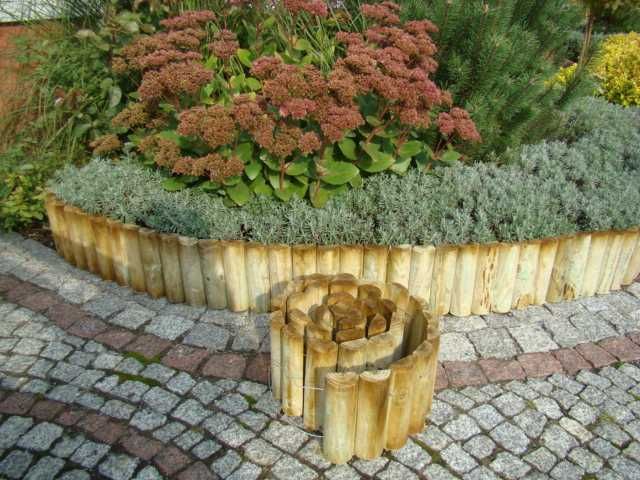 Rollborder obrzeże płotek drewniany 5x20x200cm impregnacja ciśnieniowa