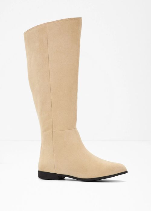 B.P.C kozaki beżowe eko zamsz ^40