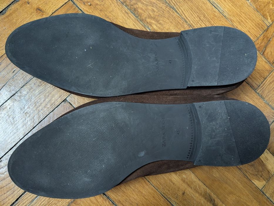 Лофери Zara замшеві чоловічі, 43 р.