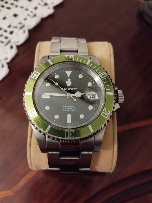 Relógio Sandoz Automático Safira
