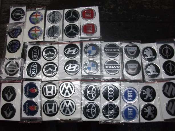 Emblematy znaczki na felgi kołpaki vw audi bmw inne !!!