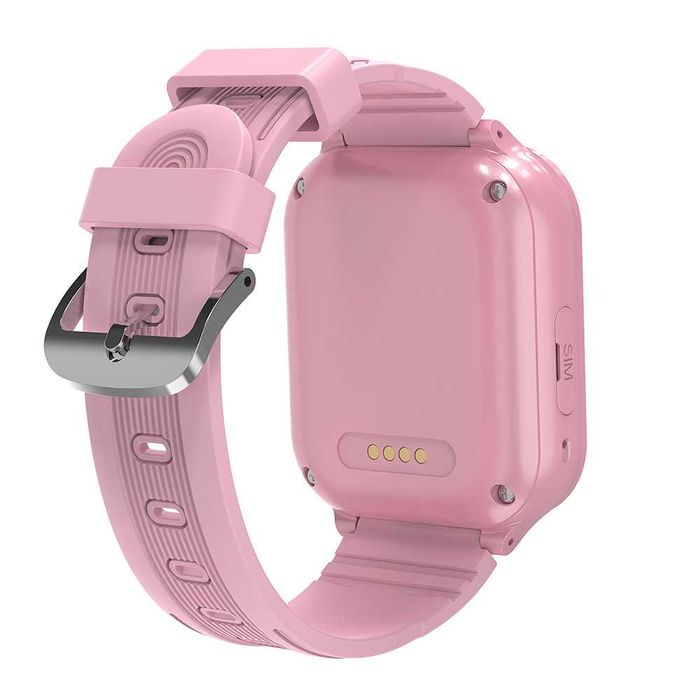 Blavec Smartwatch K-02 Kids Voice Call / GPS / 4G / SOS różowy