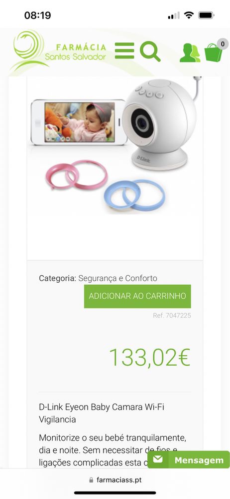 Câmara D-link Baby Monitor