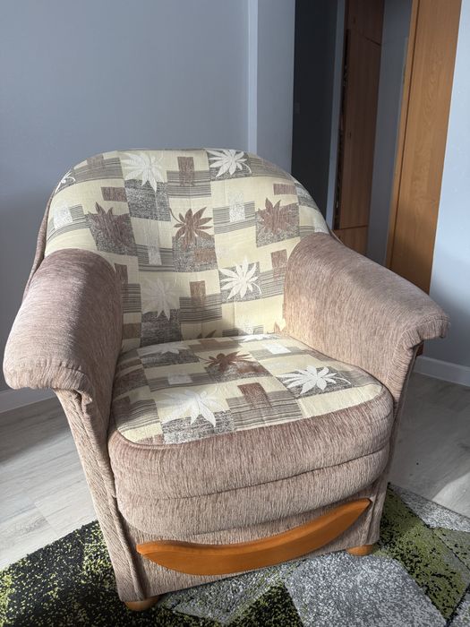 Fotele tapicerowane 2 sztuki komplet