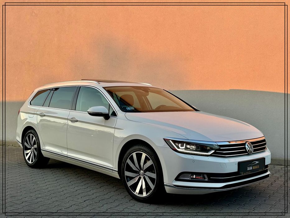 Volkswagen Passat HIGHLINE matrix skóra navi virtual panorama keyles ACC Salon PL FV23%