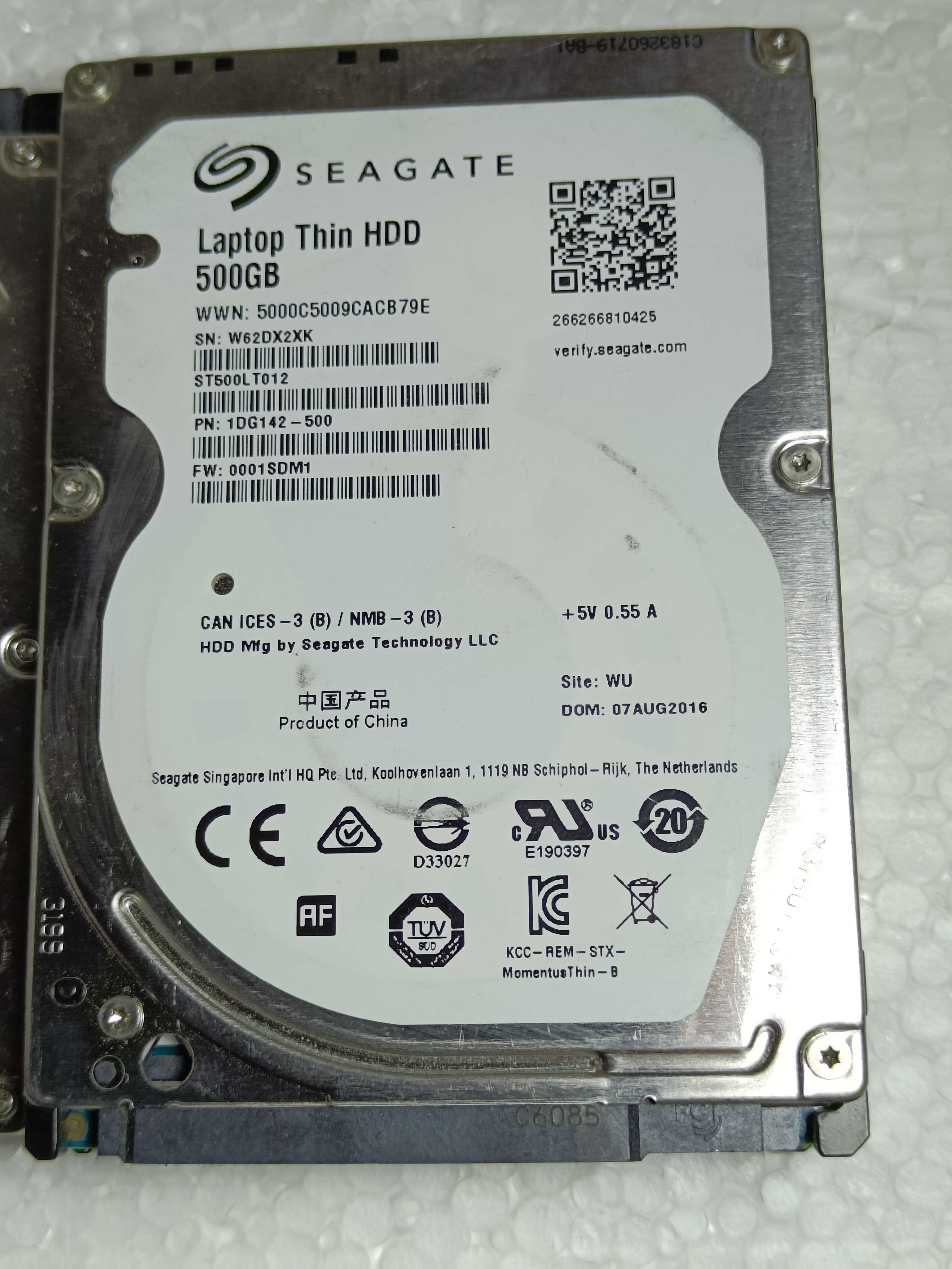 Хард диск HDD SSD Seagate WD 500GB 1TB 2.5 ДЛЯ НОУТБУКА ВІДМІННИЙ стан