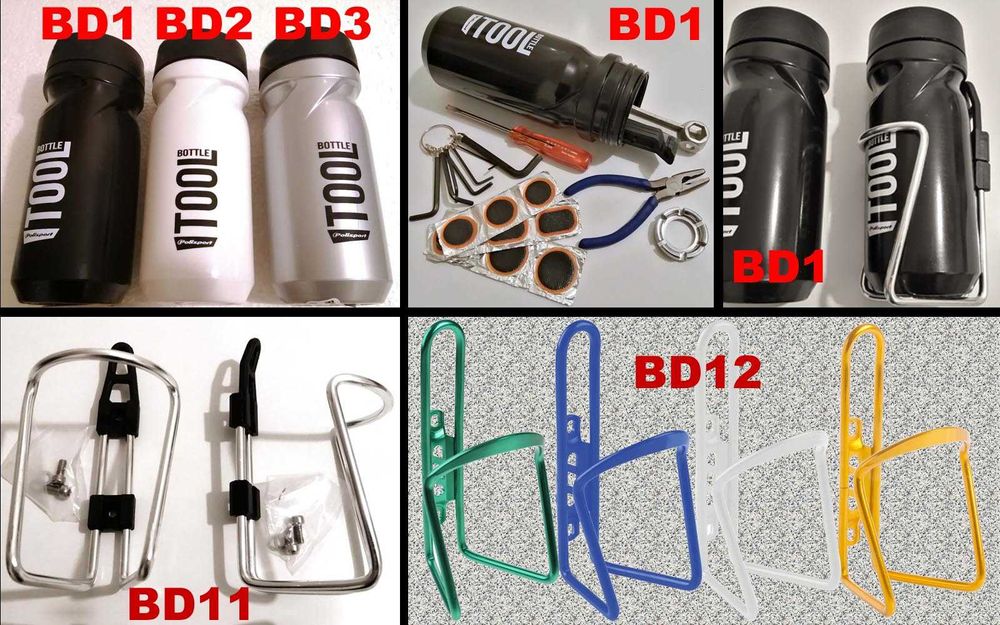 Bidão p/ ferramenta de bicicleta, suporte de bidão