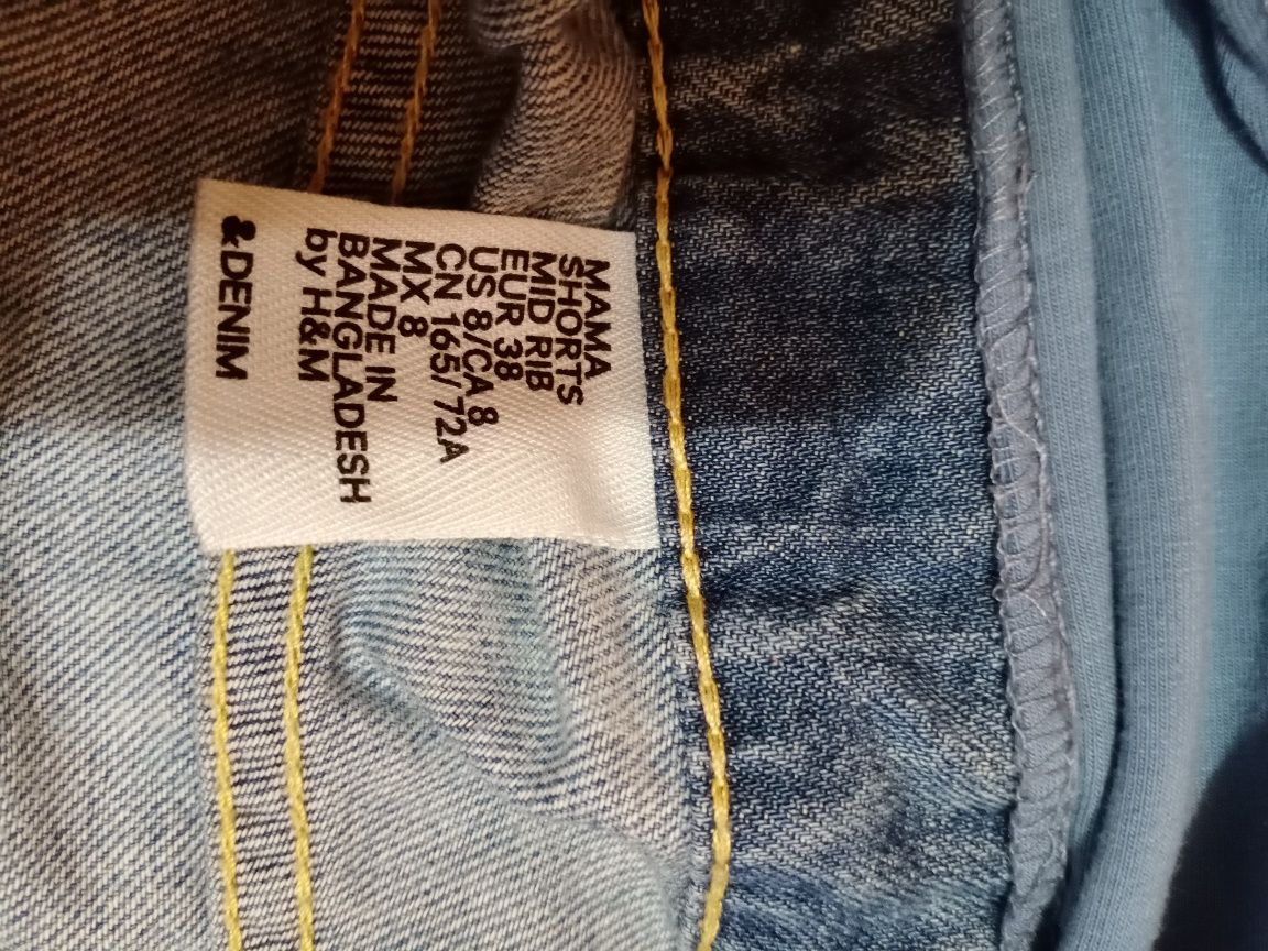 Джинсові шорти H&M для вагітної на літо