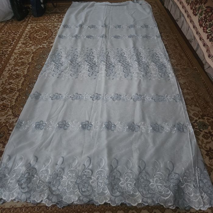 Тюль сіренька 2,80х 4,58