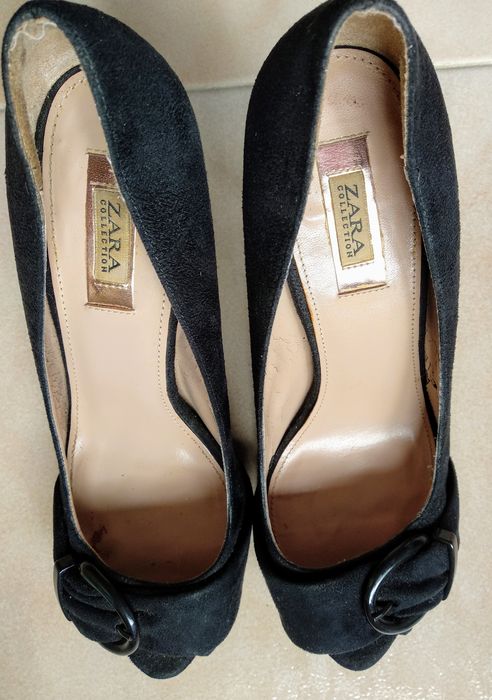 Sapato alto preto 37