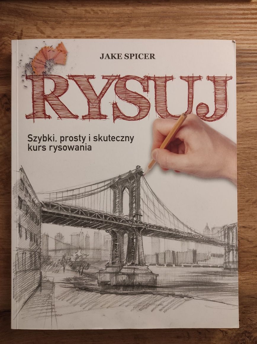 książka do nauki rysunku "Rysuj" Jake Spicer