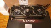 Karta graficzna Asus Rog Strix RTX 3080 10G LHR stan idealny.