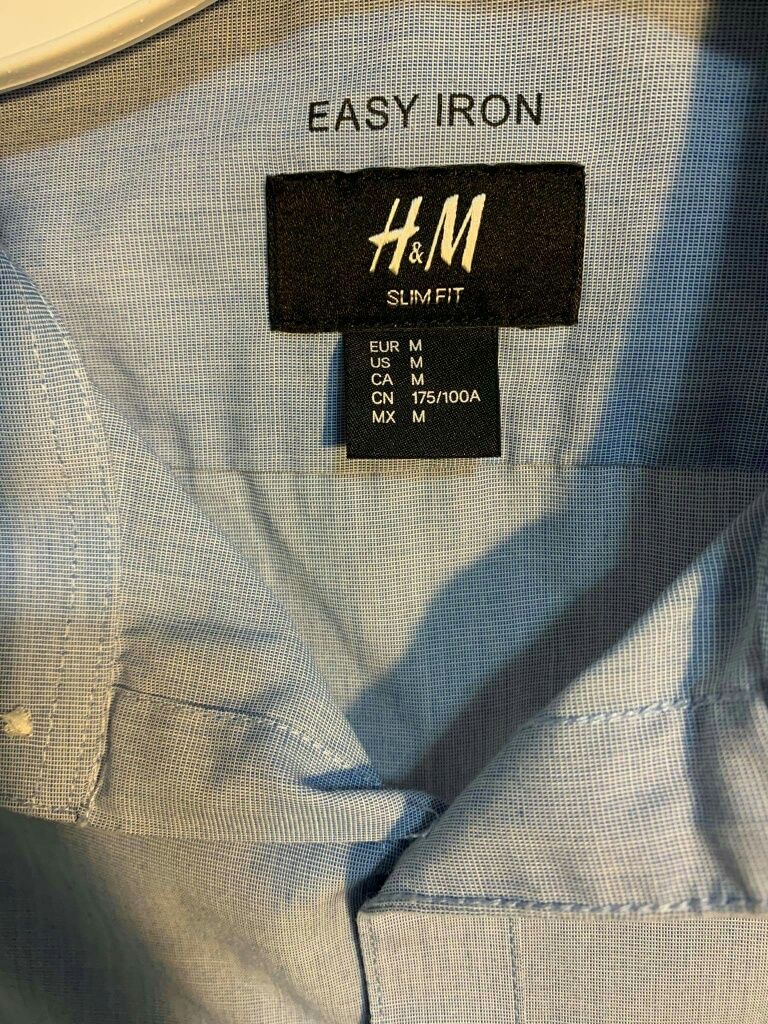 Koszula męska, h&m slim fit, M