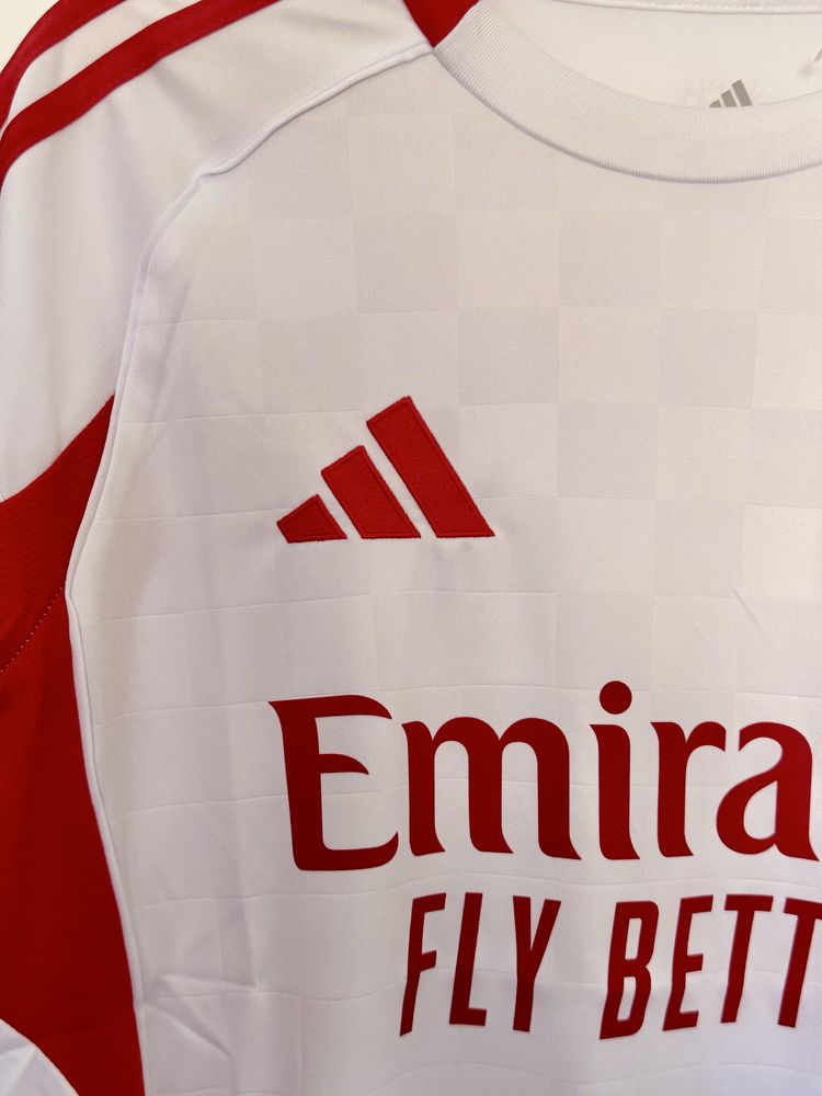 Camisola Benfica alternativa branca 25/26