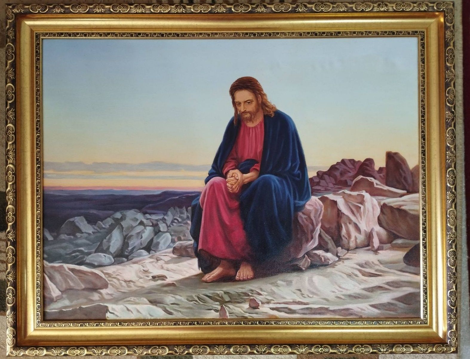 Картина "Христос в пустыне"