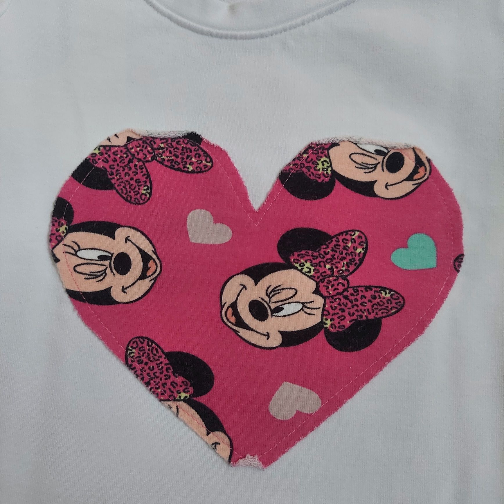 Komplet dla dziewczynki Myszka Minnie 80 86 handmade