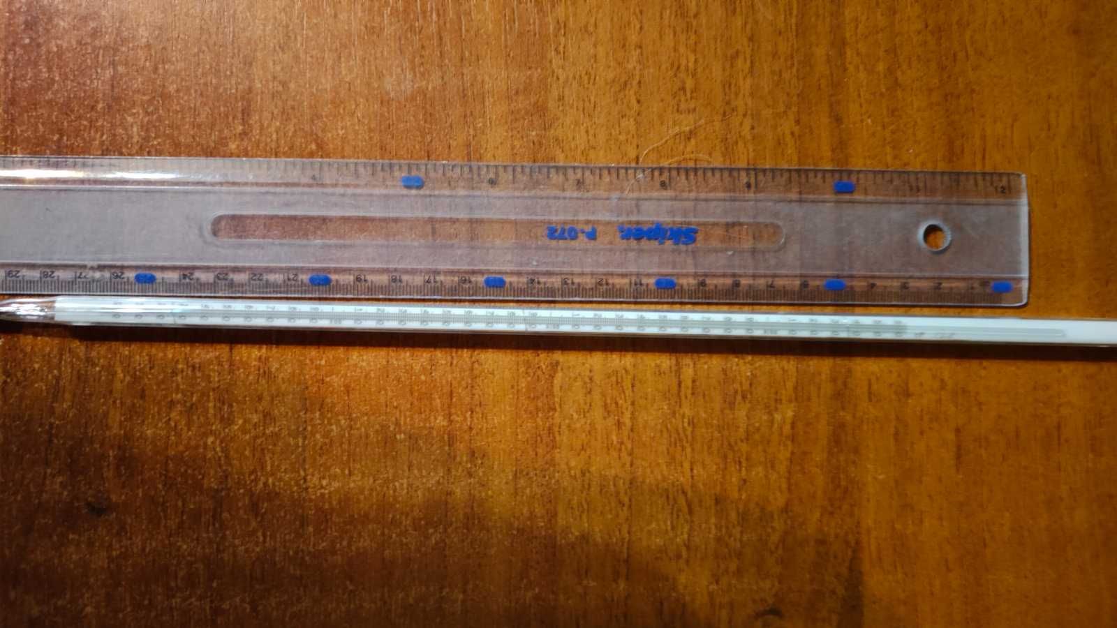 Продам Термометр  стеклянный лабораторный  ртутный ( +350C)