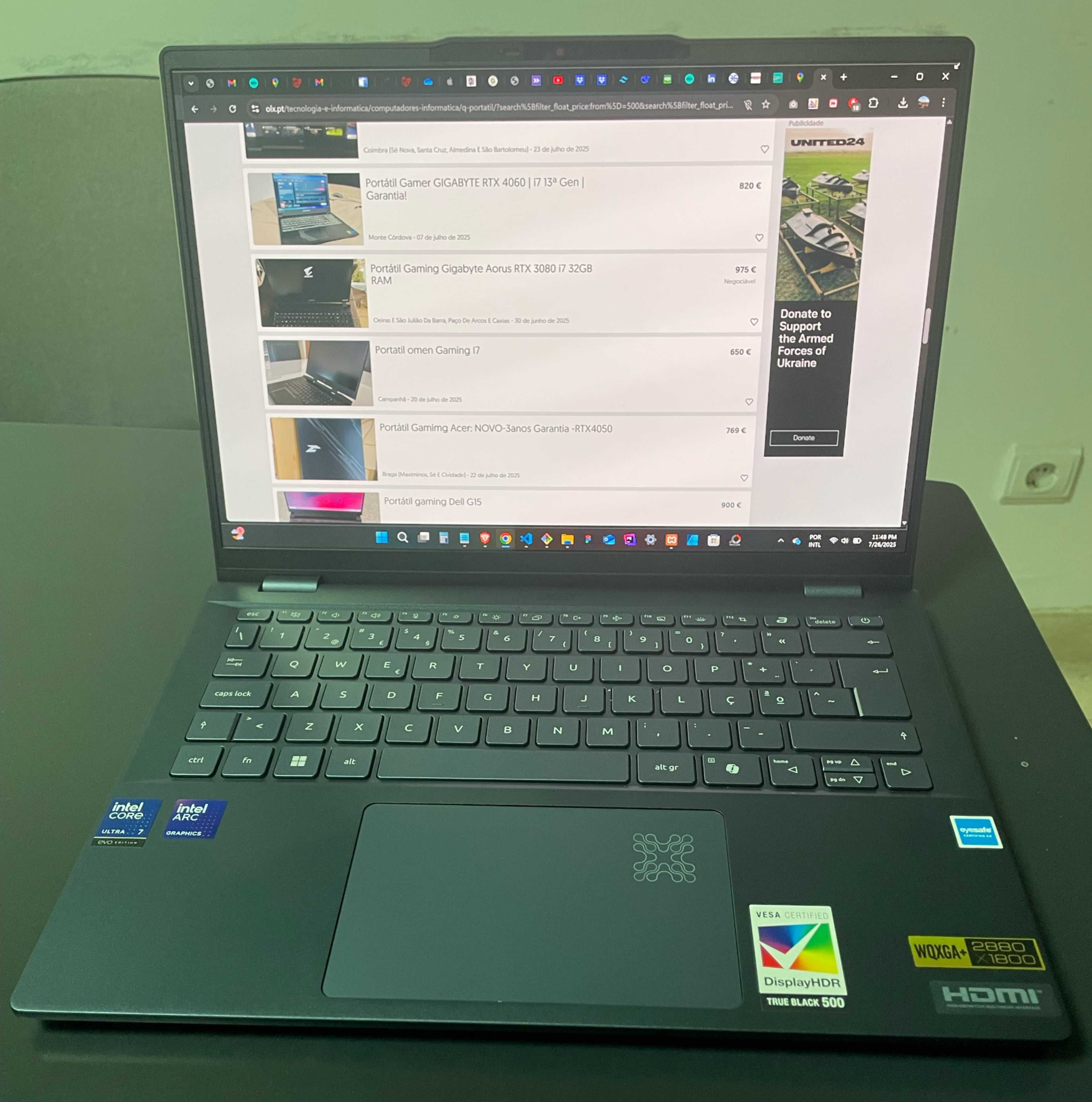 Portátil Acer Swift 14 AI  32GB RAM 1T Disco
