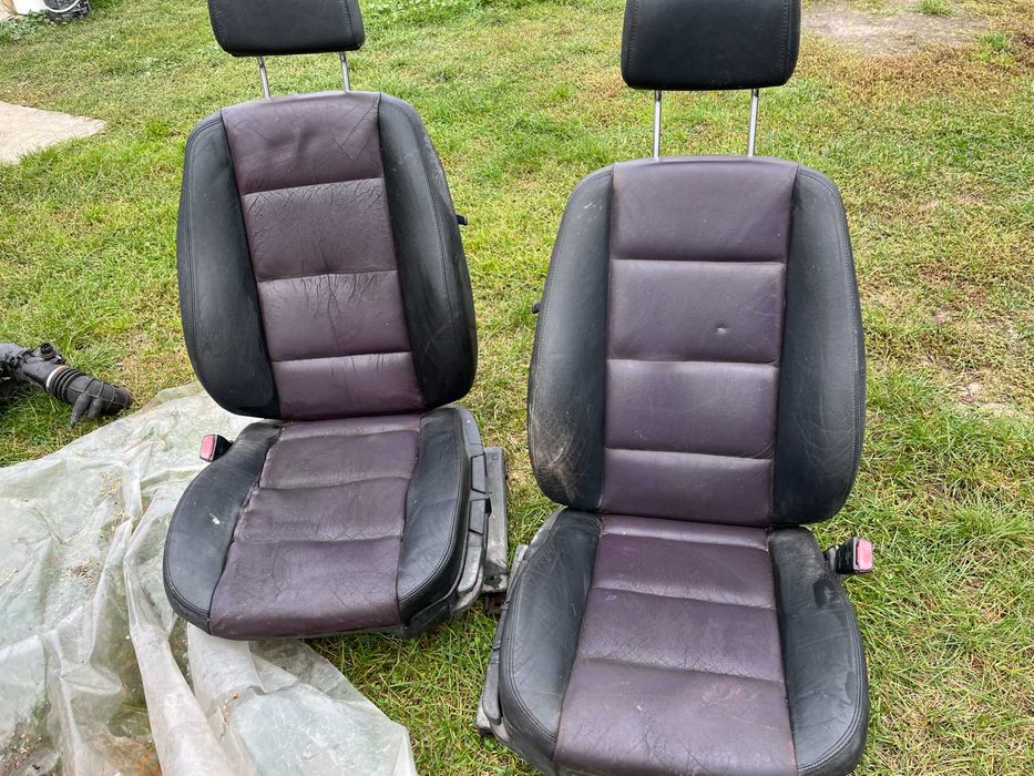 Siedzenia bmw e36  coupe skóra, tylna kanapa
