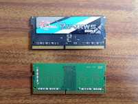 Duas memórias RAM 4GB (portes incluídos)