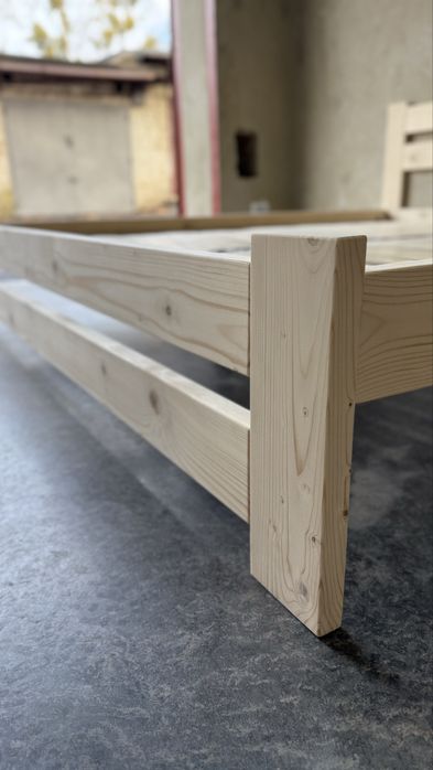 Ліжко з масиву дерева бюджетне двоспальне кровать з масива 160х200