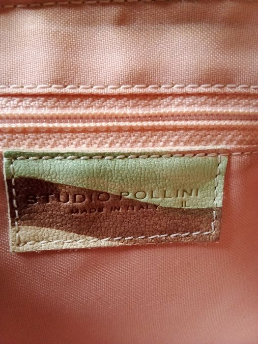 Кожаная сумка STUDIO POLLINI