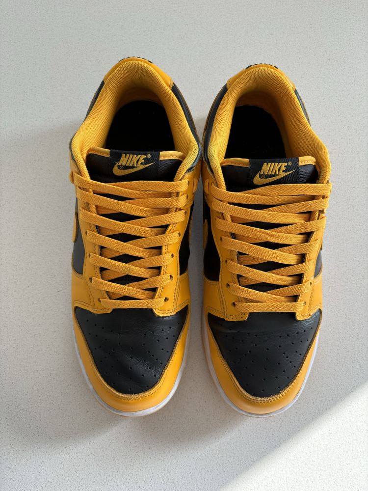 Nike Dunk Low Goldenrod preto amarelo 43 (modelo Dunk, não Air Jordan)