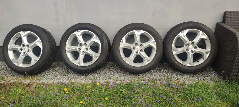 Felgi Peugeot 508 r17 opony wielosezonowe