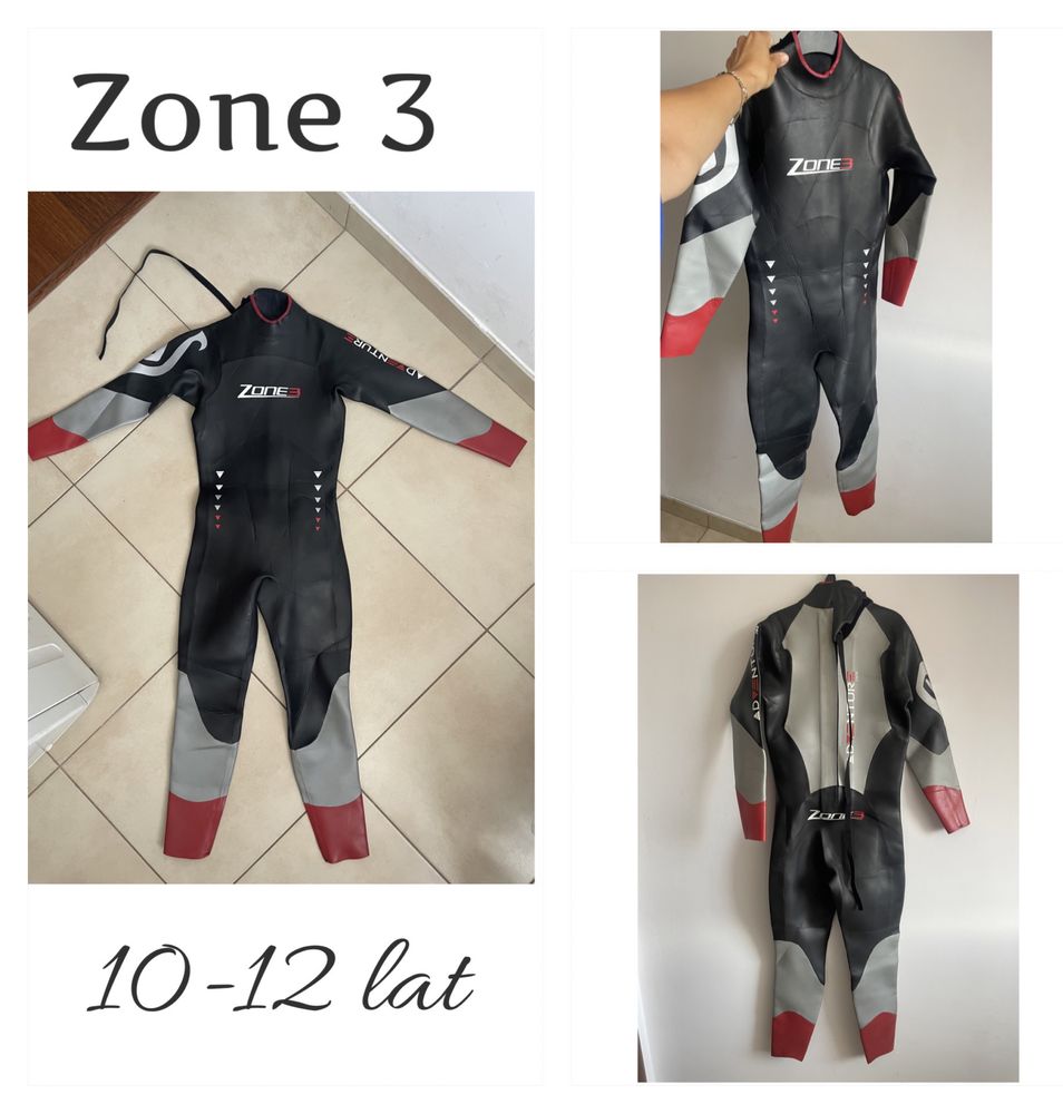 Zone 3 pianka długa junior 10-12 lat sporty wodne