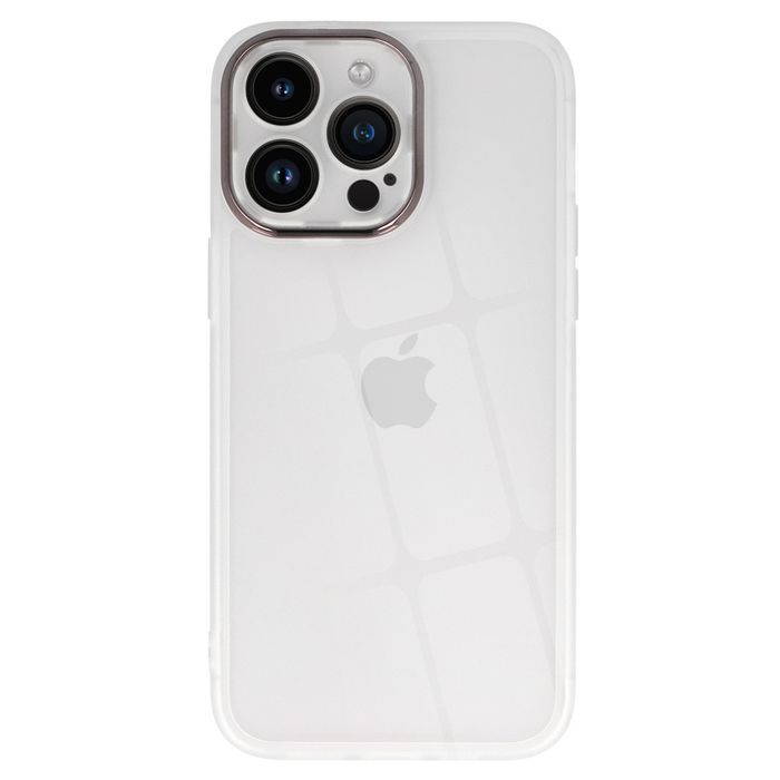Protective Lens Case Do Iphone 14 Biały Clear