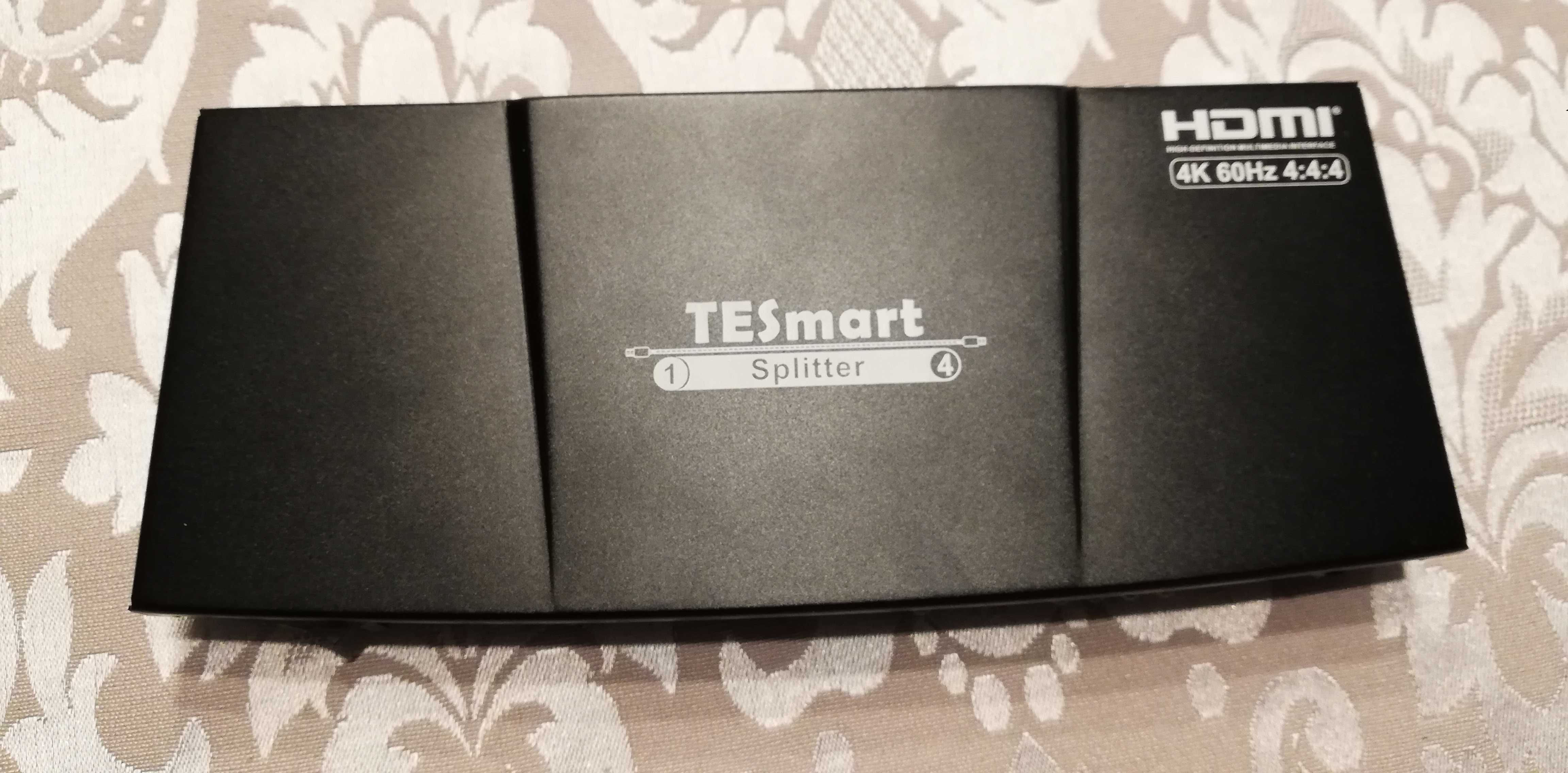 TESmart HDMI Splitter 1 em 4 out 4K 60Hz HDR10, HDCP 2.2